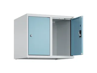 opzetkast,v. locker,2vak.,vak B 300mm,HxBxD 500x600x500mm,cilinderslot - 1