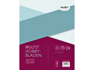 Interieur Multo 23-Gaats Hobbyblad 140gr 20 vel Wit - 1