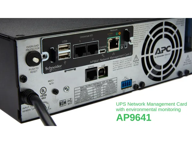 APC AP9641 Smart-UPS Netwerk Management Card (gen3) met omgevingsbewak