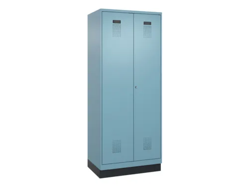 locker voor scheiding van kleding,HxBxD 1950x800x500mm,2vak
