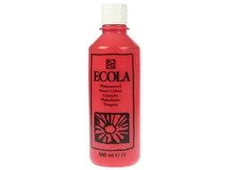 Plakkaatverf Ecola Flacon van 500 ml Scharlakenrood