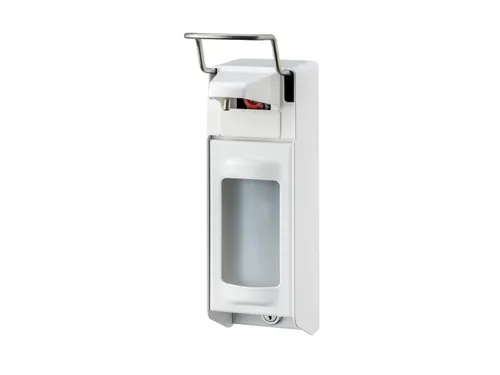 Zeep- & Desinfectiemiddeldispenser Wit 500 Ml Korte Beugel