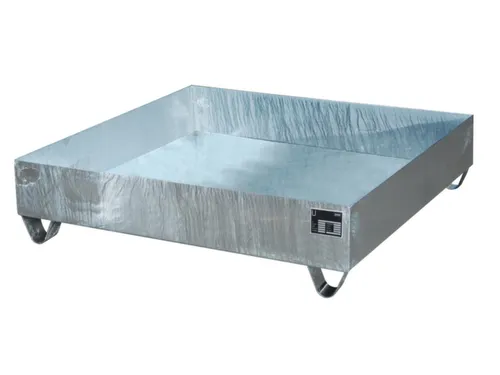 Systeem-Opvangbak 4x 200l Opvangvol. 230l 285x 1200x 1200mm Verzinkt