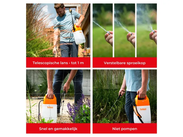 Druksproeier Met Herlaadbare Batterij - 6 L