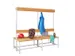 banc double,HxLxP 1600x2000x770mm,piètement RAL5010
