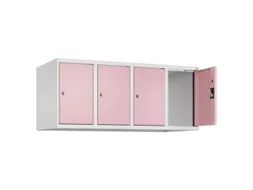 opzetkast,v. locker,4vak.,vak B 300mm,HxBxD 500x1200x500mm