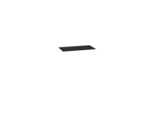 afrolrand,v. ladekast,BxD 800x550mm,zwart - 3