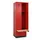 locker met bank,HxBxD 1950x600x815mm,2vak,vak B 300mm,draaigrendel