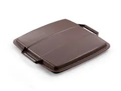 Durable Durabin 90 Liter Deksel Bruin