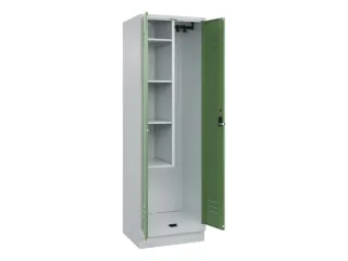 schoonmaakkast,HxBxD 1950x600x500mm,links 4vakken - 2
