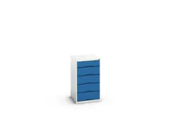 ladekast HxBxD 900x525x550mm 5laden romp RAL7035 front RAL5010