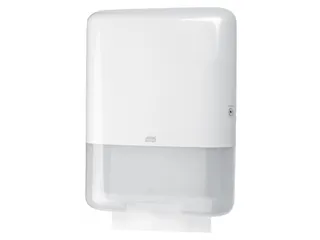 Tork 553000 H3 C-vouw en Z-vouw Handdoek Dispenser Elevation Wit - 3