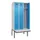 locker met bank,voor scheiding van kleding,HxBxD 2120x900x815mm,3vak