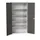 universele kast,HxBxD 2000x1050x550mm,4xStalen bodem,draaigrendelslot