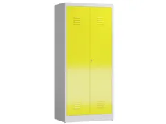 garderobekast 1800x800x500mm 2vak klink RAL7035 RAL1018