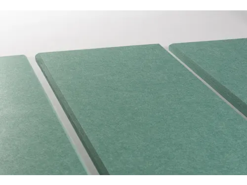 Akoestische PET-vilt wandtegels 30x120cm Petrol Groen 4 Stuks