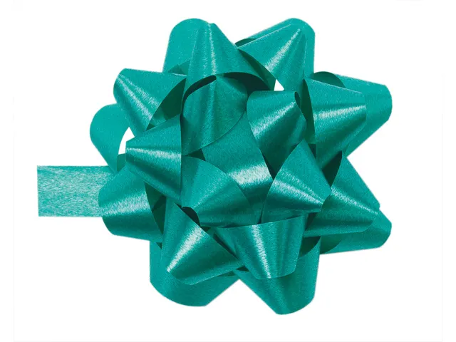 Rozetten polyband Kangaro 60mm groen 25 stuks in doos