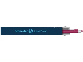 Balpen Schneider Epsilon XB huls braamrood, blauwschrijvend - 2