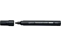 Quantore Permanent marker rond 1-1.5mm zwart