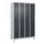 locker voor scheiding van kleding,HxBxD 1950x1200x500mm,4vak