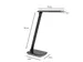 Lampe de bureau MAULjazzy réglable port USB noir