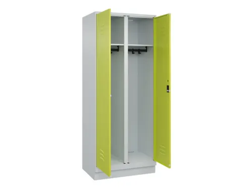 locker voor scheiding van kleding,HxBxD 1950x800x500mm,2vak