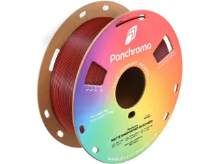 PLA Dual Matte 1,75mm zwart-rood 1kg Panchroma 3D Filament - 1