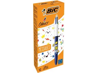 Colours Messages 4-kleurenbalpen medium 12 stuks - 1