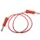 Kabel Met Banaanpluggen / Rood 50cm