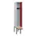 locker met bank,HxBxD 2120x300x815mm,1vak,vak B 300mm,cilinderslot