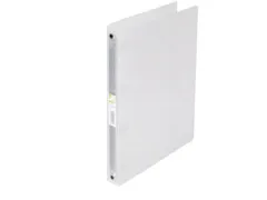 Ringmap A4 PP 4 Ringen 25mm Transparant Wit