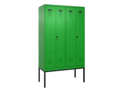 locker voor scheiding van kleding,HxBxD 2120x1200x500mm,4vak