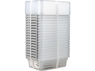 Donau Home Voedseldoos 1 Liter transparant kunststof - 3