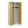 locker voor scheiding van kleding,HxBxD 1950x800x500mm,2vak
