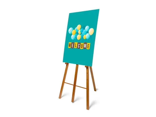 Ezel Hardhout Lichtbruin voor Krijtbord of Paneel met print