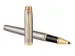 Rollerpen Parker IM Brushed metal GT Finish Fijn Zwarte inkt