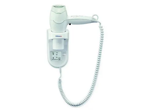 Wandhaardroger Wit Met Shaver Aansluiting, Excel 1600 Shaver