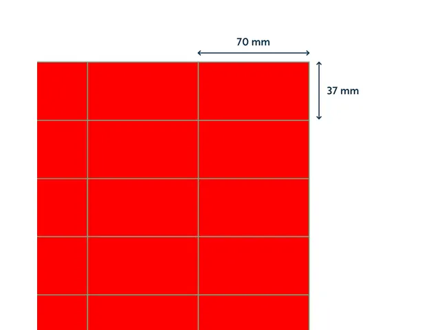 Etiquette Rillprint 70x37mm rouge fluo 2400 étiquettes