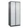 wasgoedverdeelkast,HxBxD 1850x800x500mm,vak B 400mm,cilinderslot
