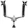 Dual Monitor Arm Volledig Beweegbaar 2 schermen tot 24inch