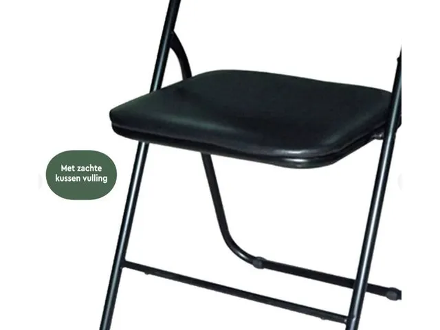 Vouwstoel Brasq Zwart