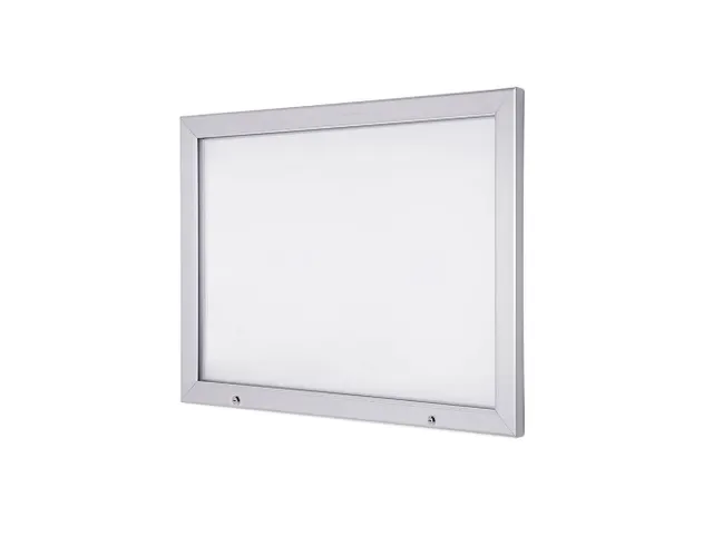 Vitrine d'affichage verrouillable Alpha Indoor/Outdoor 8xA4 argent