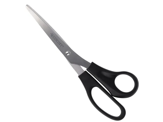 Kantoorschaar Westcott 210mm met kunststof grip rvs