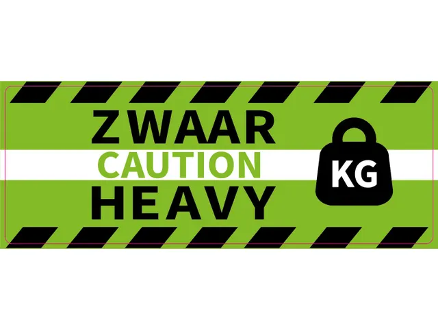 Verpakkingsetiketten 46x125mm Op Rol Heavy 250 Stuks