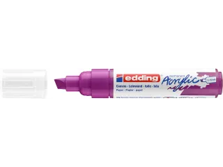 Acrylmarker edding e-5000 breed bessen rood - 1