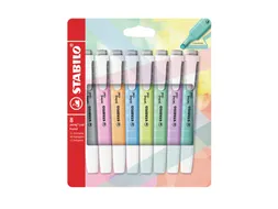 Markeerstift STABILO Swing cool 275/8 pastel assorti etui à 8 stuks