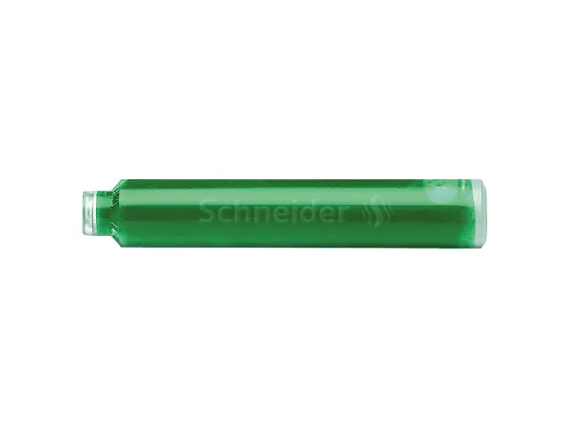 Cartouche d'encre Schneider 6 pces vert