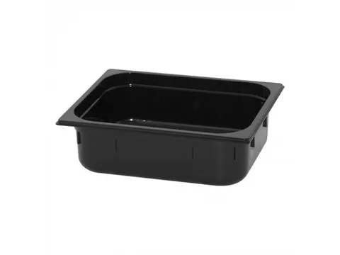 Caterchef Gastronorm bak 1/2 GN 100mm polycarbonaat zwart