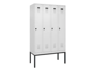 locker,HxBxD 2120x1200x500mm,4vak,vak B 300mm,draaigrendel - 2