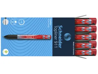 Fineliner Schneider Topliner 911 Rood 0.4mm - 5